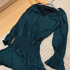 Ramy Brook Deep Teal Long Sleeve Dress